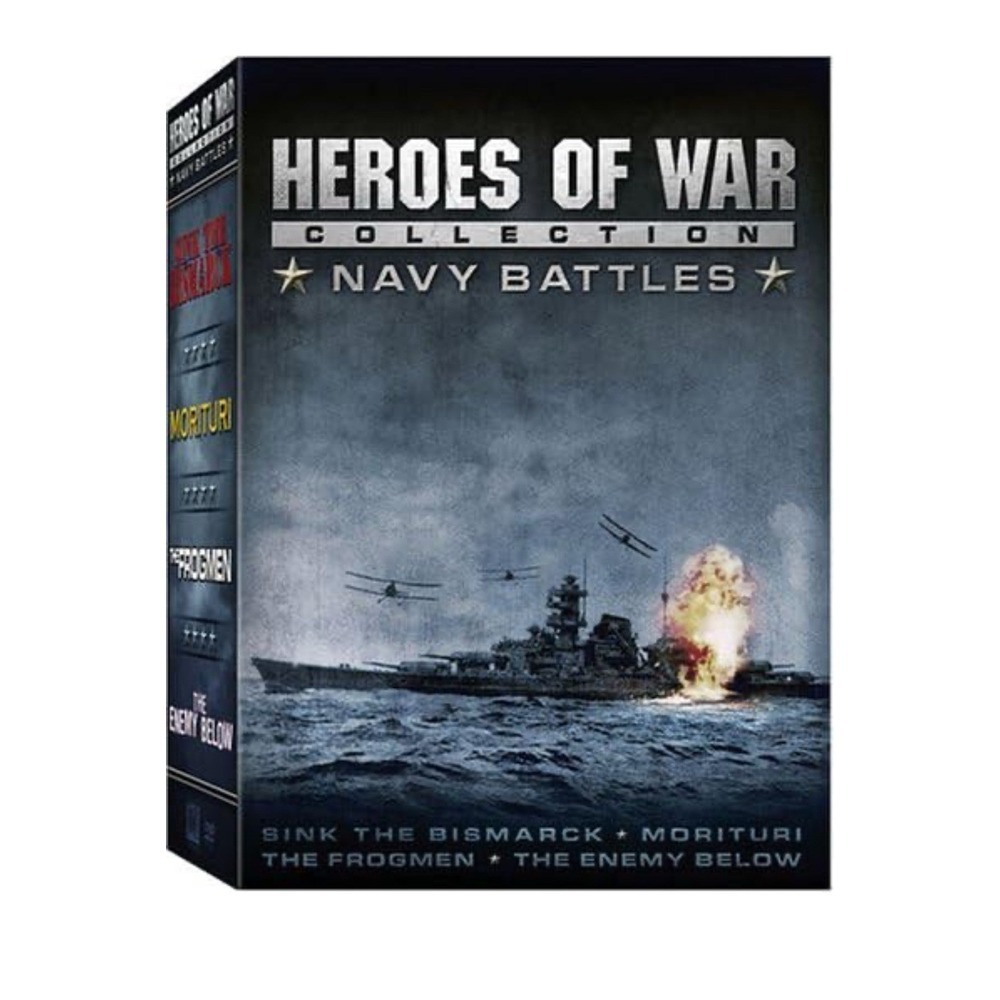 Heroes of War Collection Navy Battles 4 Movie DVD Set
